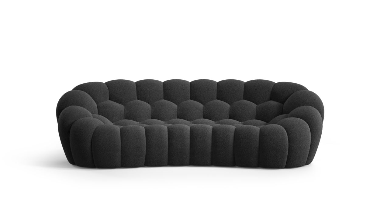 Canapé BUBBLE 2 Couleur Noir