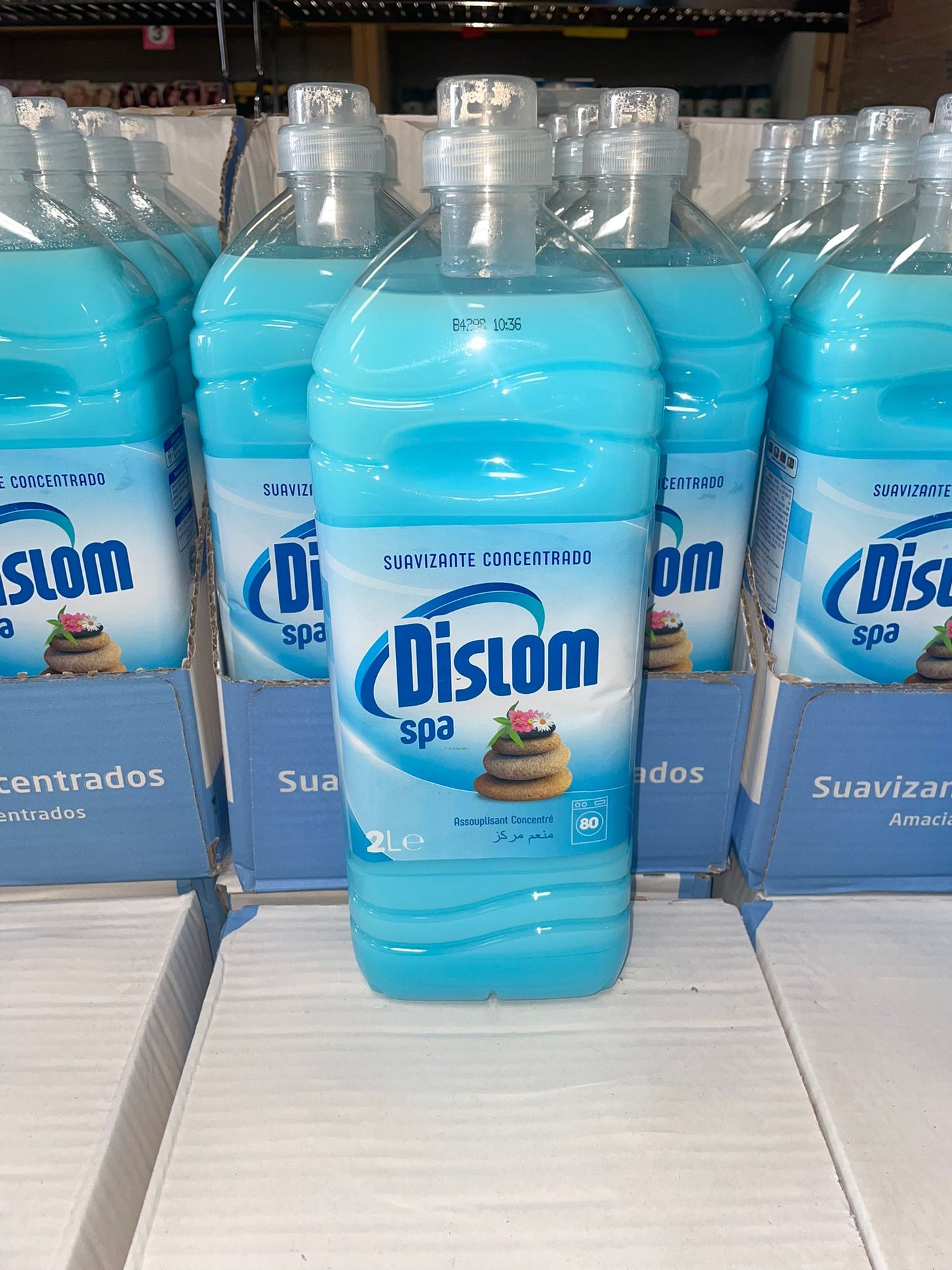 Dislom Spa Adoucissant Concentré 2L (80 Lavages) – Suavizante Concentrado – Douceur & Fraîcheur Longue Durée, Formule Professionnelle, Linge Doux et Parfum Relaxant