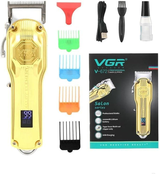 VGR V-672 Tondeuse à cheveux sans fil rechargeable professionnelle